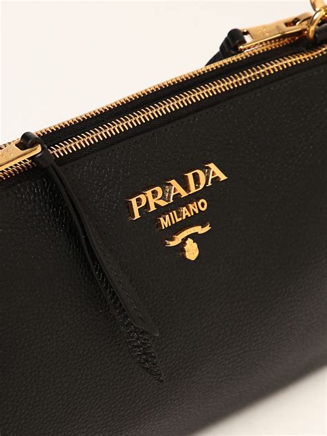 borsa prada nera tracolla|borse a spalla prada.